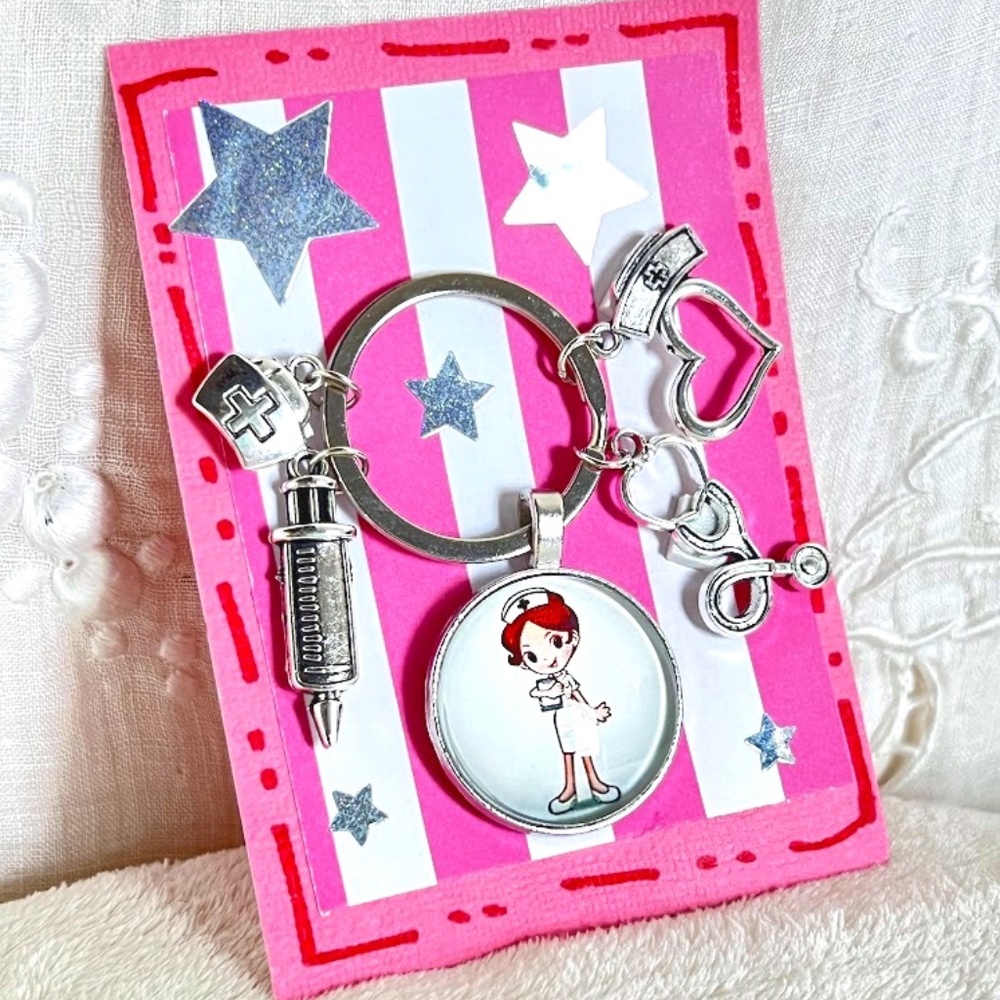 New "Nurse" Handmade Key Chain
